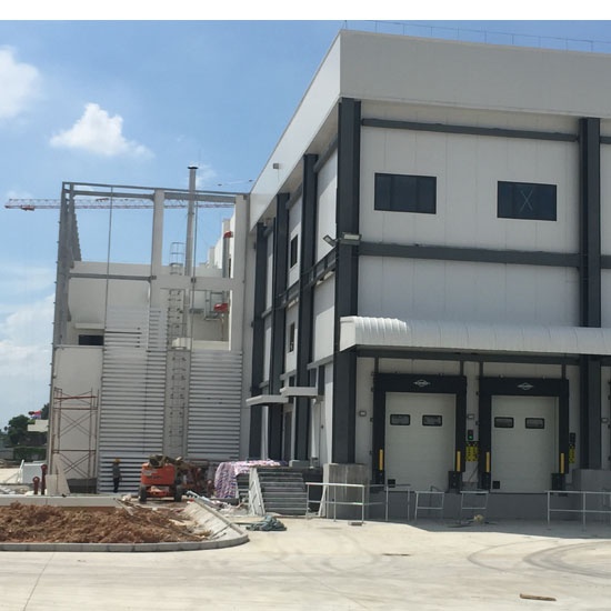 Steel logistics centre