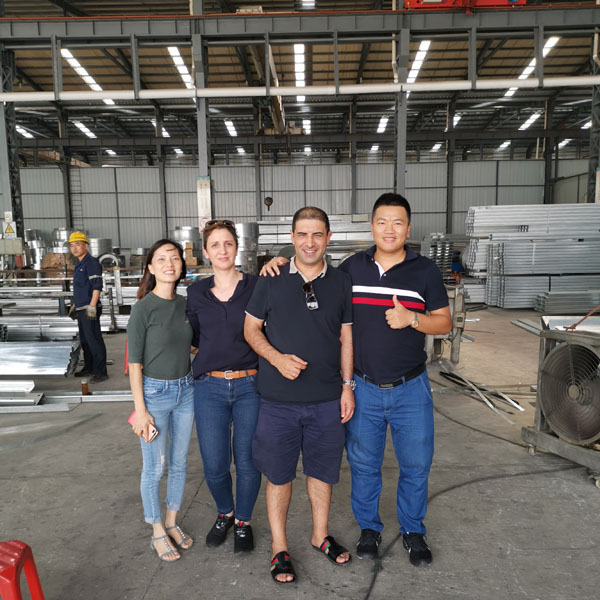 Middle-East customer visit our factory