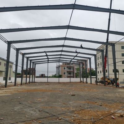Steel structure warehouse