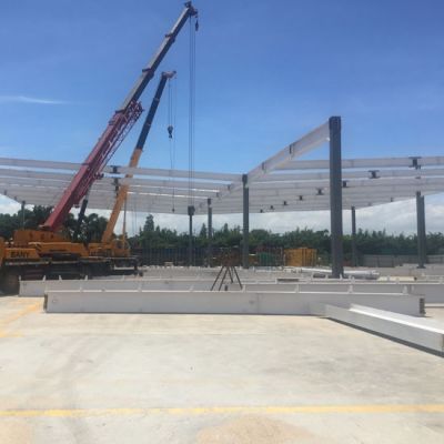 steel frame building